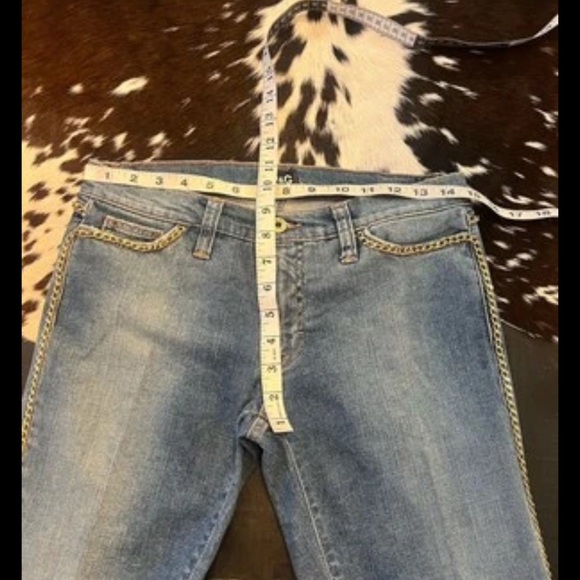 D&G Dolce & Gabbana Women's Jeans Chain  Italy Size 30 - Picture 10 of 11